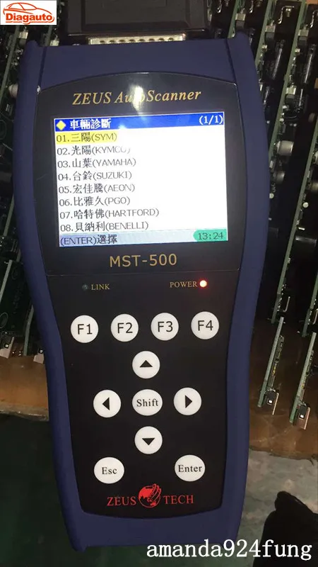MST-500 ручной сканер для диагностики мотоцикла инструмент считыватель кода OBD для мотоциклов с полным кабелем