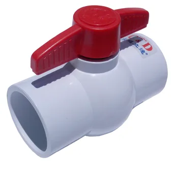 

2 Inch PVC Ball Valve-RED: Pool, Spa, Irrigation, Pond, Aquarium, Plumbing