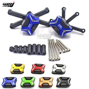 

WSJ For Suzuki GSXR600 750 GSXR750 K6 K8 2006-10 Motorcycle Falling Protection Frame Slider Guard Anti Crash Pad Protector