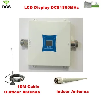 

LCD Display ! Mini DCS 1800Mhz Mobile Phone Signal Booster , 4G DCS Signal Repeater , Cell Phone Amplifier with Cable + Antenna