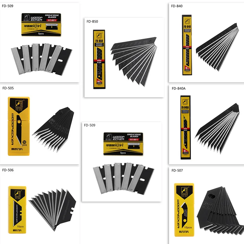 

Ultra Sharp Snap Off Replacement Razor Blades Utility Knife Blade Tools Alloy Steel