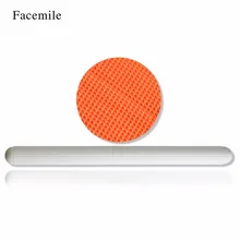 Facemile 37,5 см белый антипригарный выхлоп помадка торт рельефная Скалка домашний торт украшающий ролик инструмент для выпечки и кондитерских работ