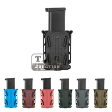 Тактический короткий Скорпион мягкий корпус пистолет 9 мм. 45 Калибр черный один стек и двойной стек подсумок Перевозчик