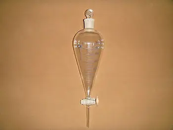 

500ml Glass Pyriform Separatory Funnel,dropping Funnel with Scale