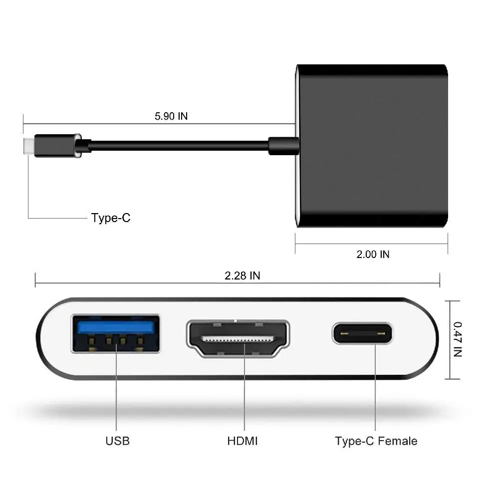 Адаптер EastVita type C USB HDMI концентратор адаптер для переключателя rend конвертер док