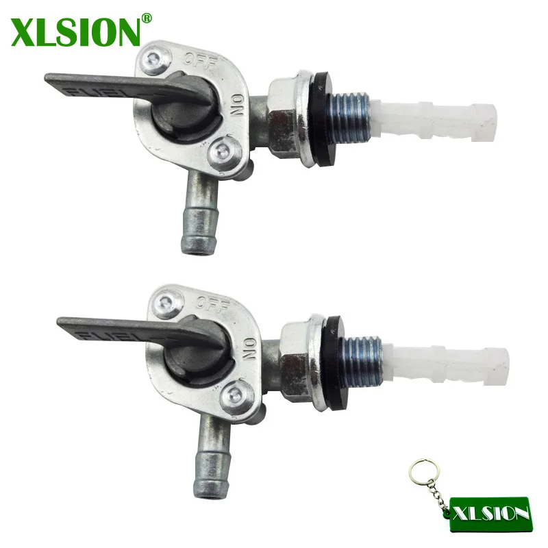 XLSION 2pcs Gas Tank Fuel Tap Cock Petcock For 50cc 70cc 90cc 110cc 125cc 140cc 150cc 160cc Pit Dirt Bike Motorcycle | Автомобили и