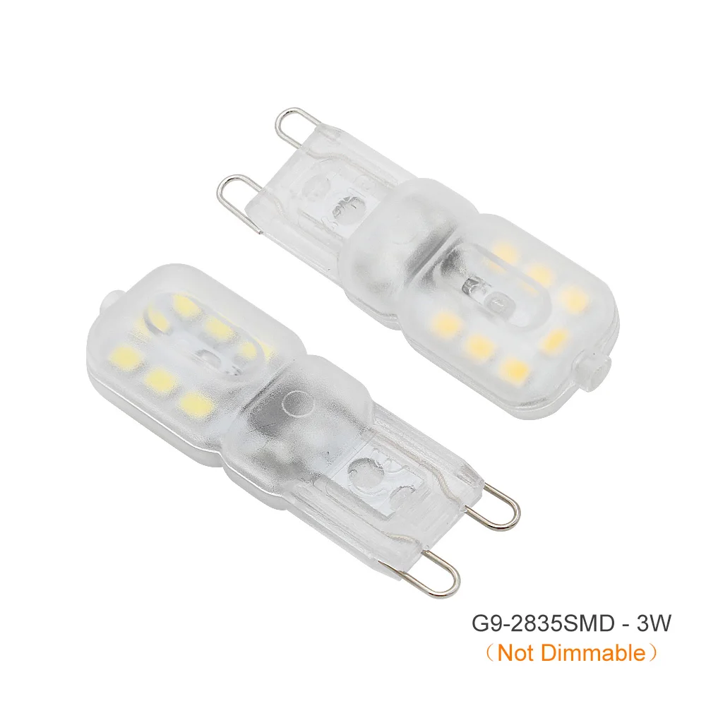 1 шт. керамическая светодиодная мини лампа G9 230 В переменного тока 3 Вт 4 5 6 Вт|led