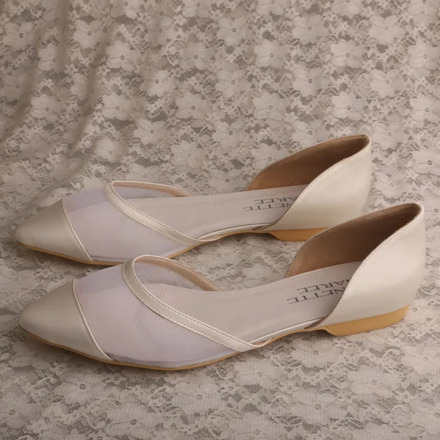 wedding flats ivory