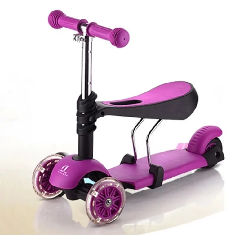 3 wheels Scooter with Seat New Adjustable seat and T Bar Micro mini