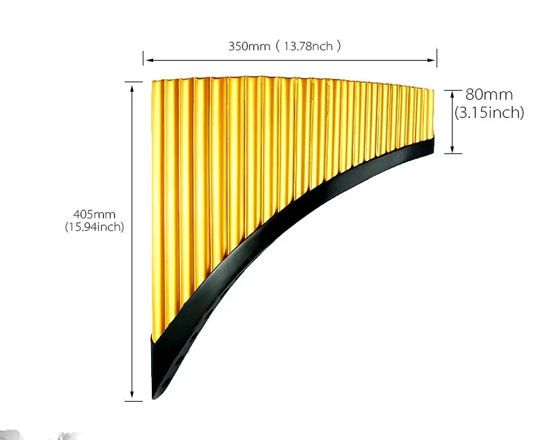 Новое поступление флейте Сяо 22 трубы Музыкальные инструменты Золотой Пан flauta ручной работы народный музыкальный инструмент трубы