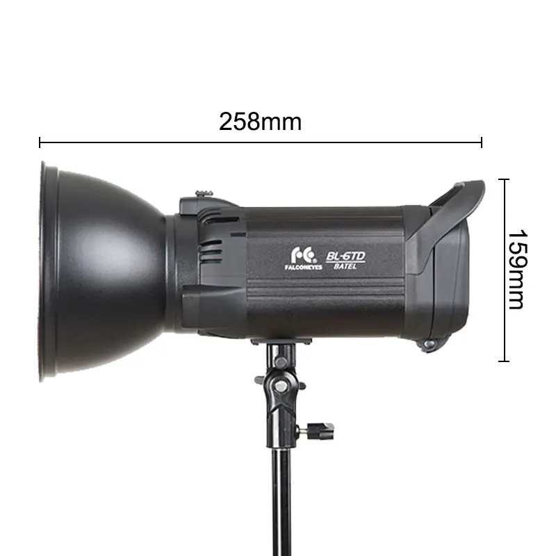 Falcon  LED    60W   3000K-8000K       &  & Solas Falcon LED Stiúideo Líonadh Solas 60W Bi-dath 3000K-8000K Soilsiú Grianghr