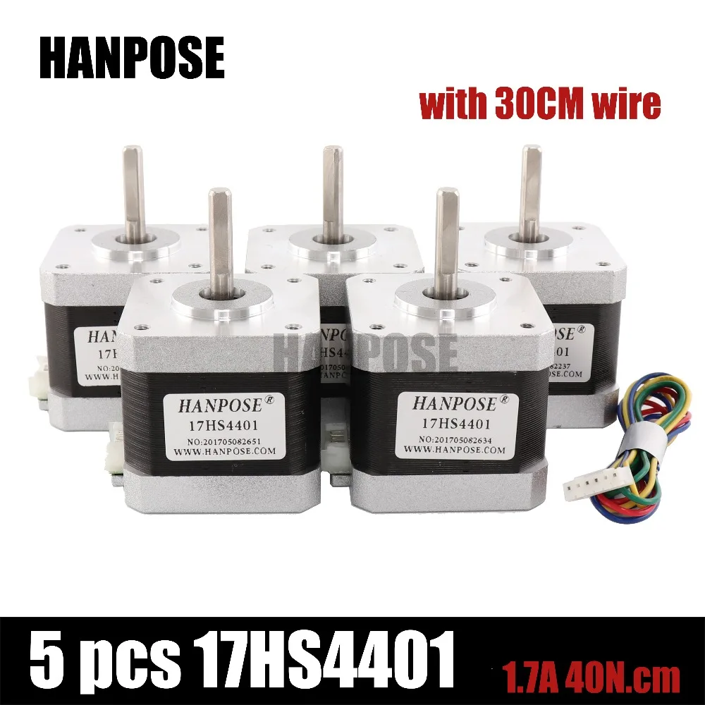 Motor e Cnc Pces Motor Deslizante 42 Nema 17 1.7a 17hs4401 Impressora 3d Xyz 5 4-lead Nema17