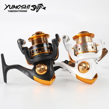 

Spinning Fishing Reel 12BB + 1 Bearing Balls Metal Coil Spinning Reel Boat Rock Fishing Wheel AX/BX500-9000 Series