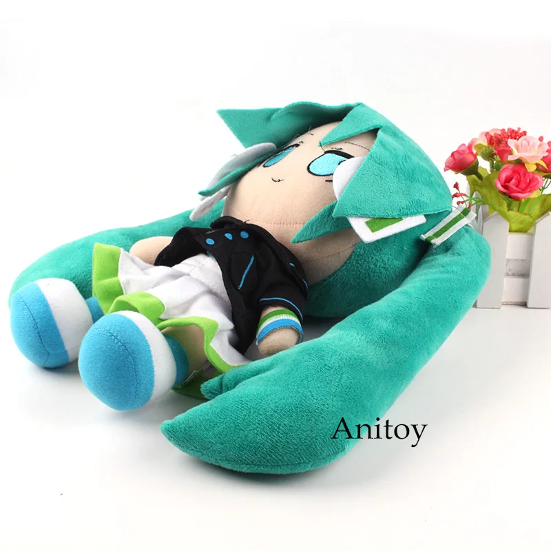 Vocaloid Hatsune Miku плюшевая ткань для куклы Hatsune Miku милая плюшевая кукла мягкая игрушка 28 см