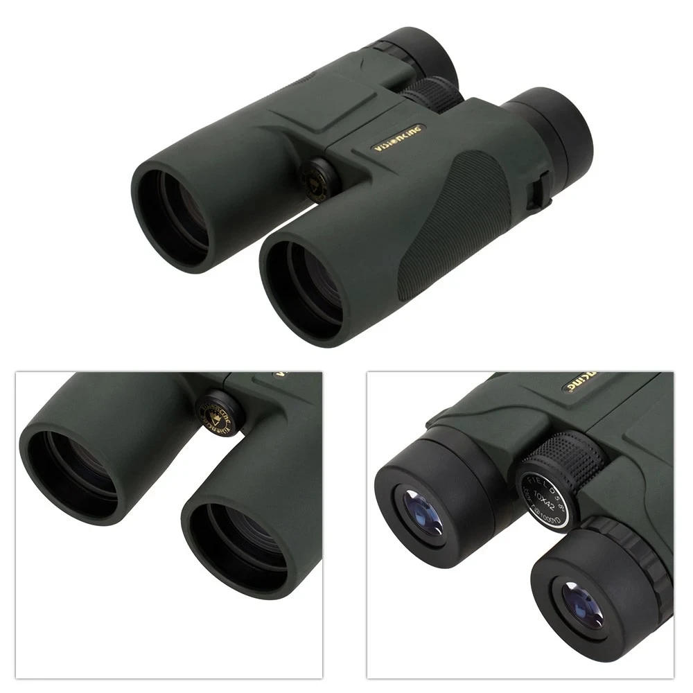 15% Visionking 10X42 охотничий бинокль для крыши телескоп Зрительная труба