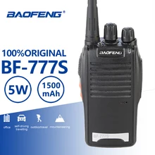 Baofeng BF-777S Portable Walkie Talkie UHF 400-470MHz Portable Radio Comunicador Transmitter Hf Transceiver With BF-888s Headset