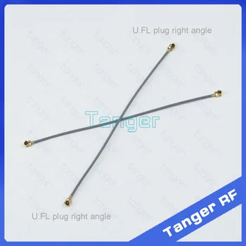 

High quality New IPX IPEX U.FL to U.FL plug right angle male 1.13mm RF Pigtail Jumper Antenna Cable 10cm 4inch for Wifi Router