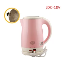 JDC-18V 1.8L Электрический чайник из нержавеющей стали с функцией автоматического выключения быстрый нагрев воды чайник розовый