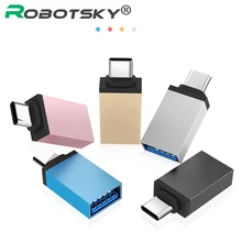 Usb type C к USB 3,0 адаптер конвертер быстрая скорость USB-C type-C Синхронизация данных OTG кабель для samsung Galaxy S8 S9 huawei P20