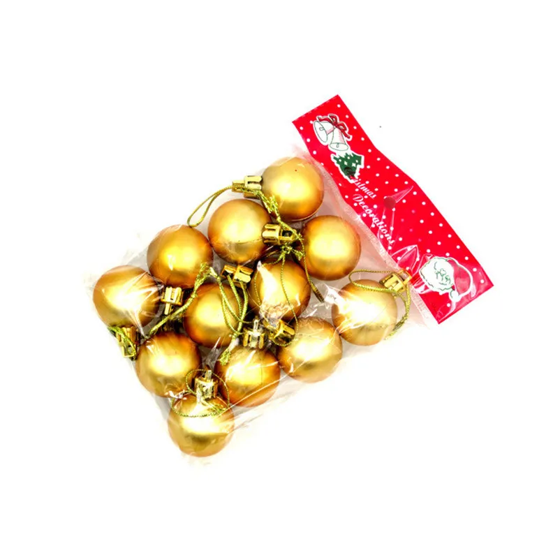 12Pcs Christmas ball ornaments Hanging Xmas Tree Festival Decor Party Supplies new year christmas tree decorations home O09 (3)