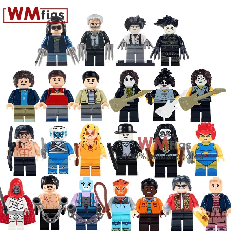 

Single Legoings Technic Michael Jackson Edward Scissorhands Movie Stallone Building Blocks Bricks kids Gift Toys For Children