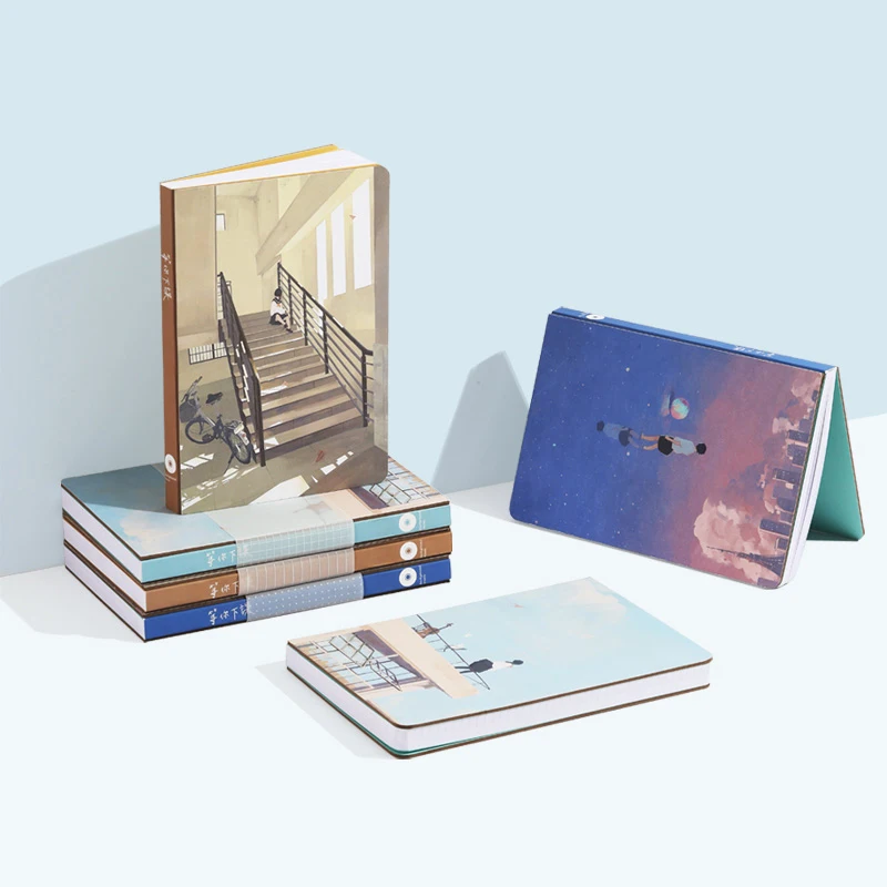 A5 Kawaii милые пунктирная Тетрадь школа планирования канцелярский дневник Hobonichi повестки дня повязки линии сетки в горошек Bullet Journal Bujo