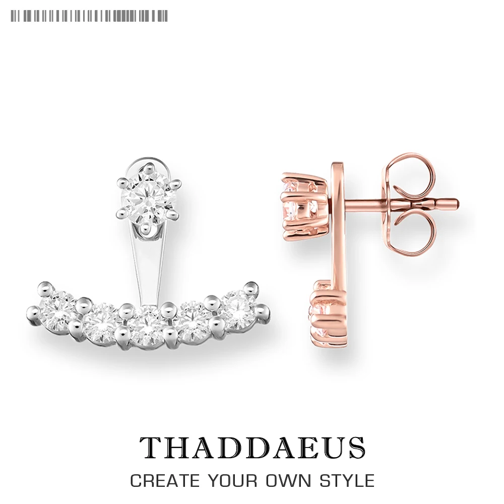 

Stud Earring Ear Jackets,Thomas Style Glam Fashion Good Jewerly For Women,2017 Ts Gift In 925 Sterling Silver,Super Deals