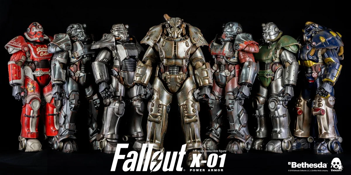 ThreeZero bestesta 1/6 Fallout 4 X-01 power Armor Mecha Коллекционная фигурка для фанатов подарок на праздник