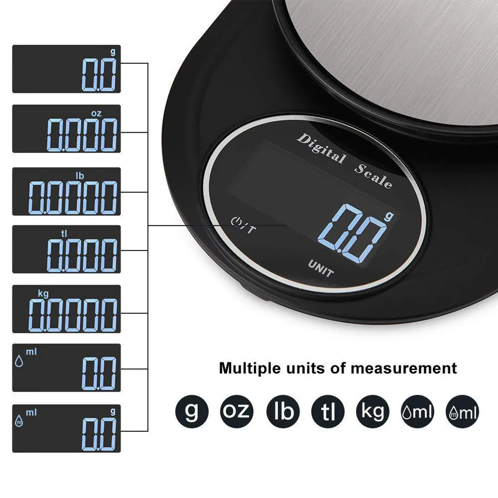 Новое Поступление Смарт цифровые кухонные весы с жидкостными и объемными измерениями лучшие продажи дропшиппинг