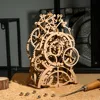 Robotime DIY 3D Wooden Mechanical Puzzle  Model Building Kits Laser Cutting Action by Clockwork Gift Toys for Children LG/LK/AM ► Photo 1/6