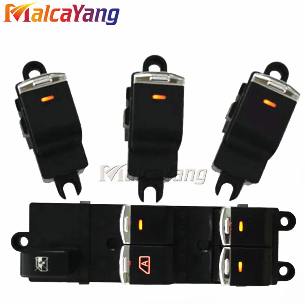 4 шт. Schalter Fensterheberschalter для Nissan Qashqai J10 2,0 dCi 4WD Navara D40 автомобиль QZ 25401-JD001/