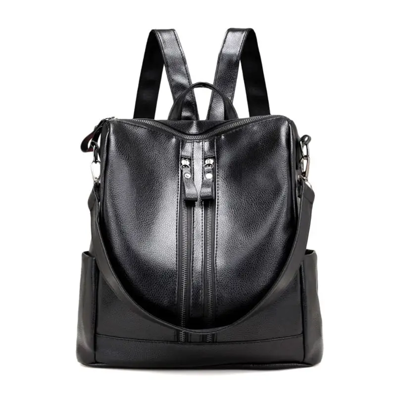 

1Pc Fashion New Women Lady Anti-theft Rucksack School Leather Girls Backpack Travel Shoulder Bag Hot 2019