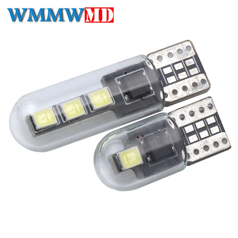 

Newest W5W led T10 3030 SMD glass car Led Car Side Wedge Light auto automobiles reading dome clearance bulb lamp DRL car styling