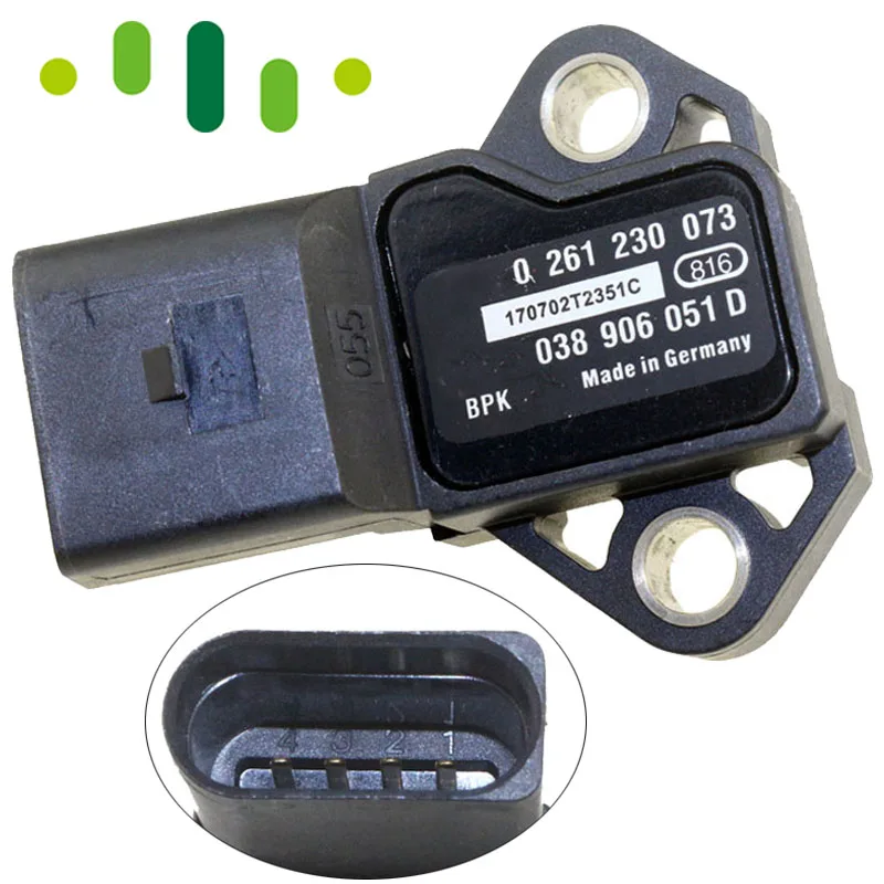 Manifold Absolute Turbocharger Boost Pressure MAP Sensor For VW