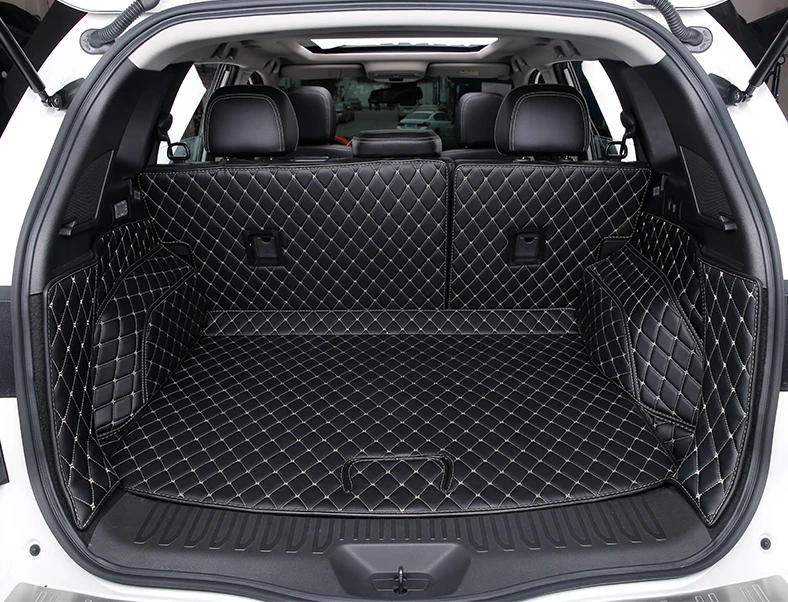 

High quality Special leather car trunk mats for New Renault Koleos 2017 waterproof boot carpets cargo liner mats for Koleo 2017