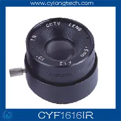 Бесплатная доставка 6 pcs.1/3 ''F1.6 CS фиксированной диафрагмой 16 мм ИК-объектив CCTV Камера профессиональный объектив