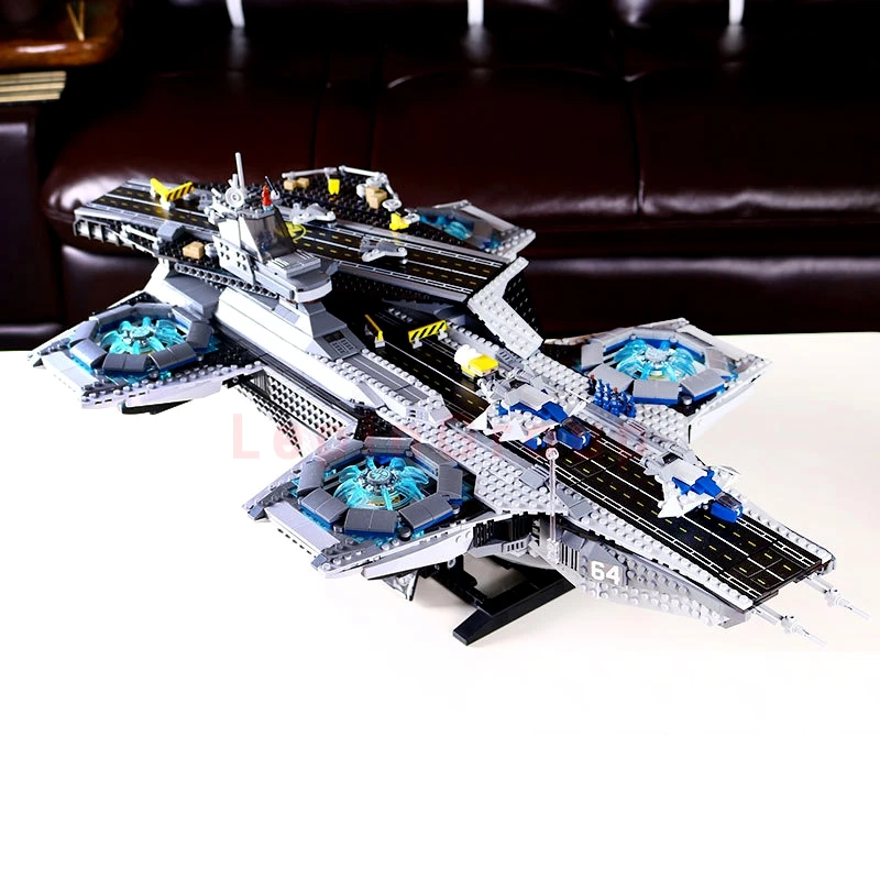LP 07043 3057 шт. marvel Super Heroes The Shield Helicarrier наборы строительных блоков LPings игрушки Клон