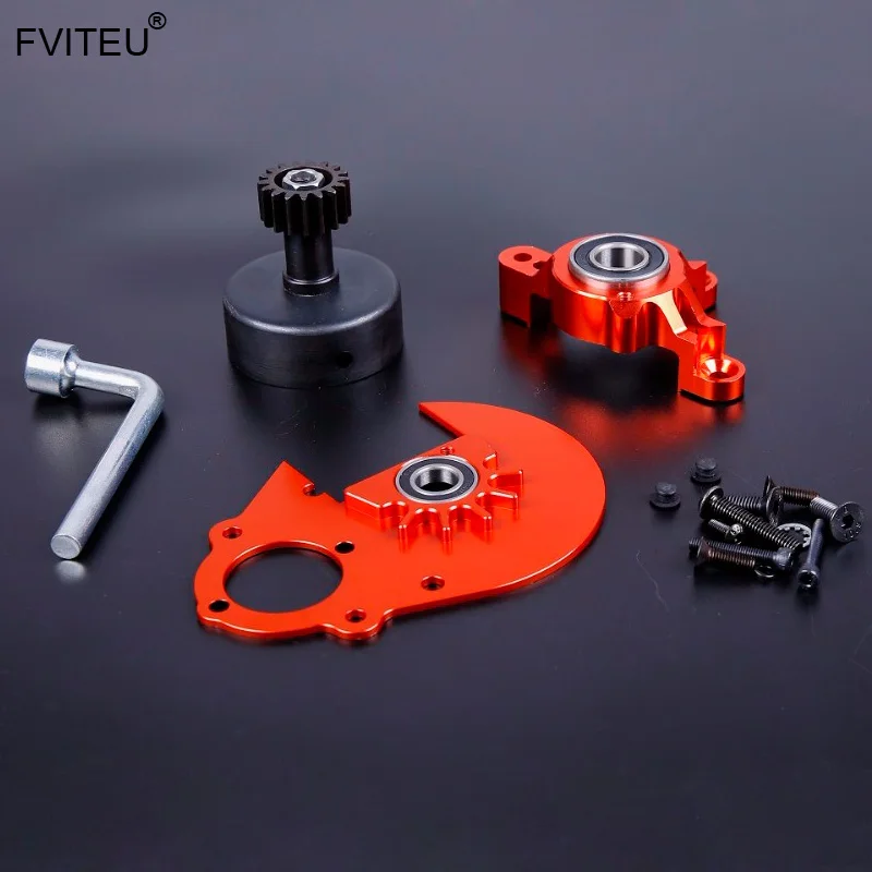 FVITEU CNC HD Clutch bell mount and plate set with tool for 1/5 hpi baja 5b ss 5t 5sc rovan king motor | Игрушки и хобби