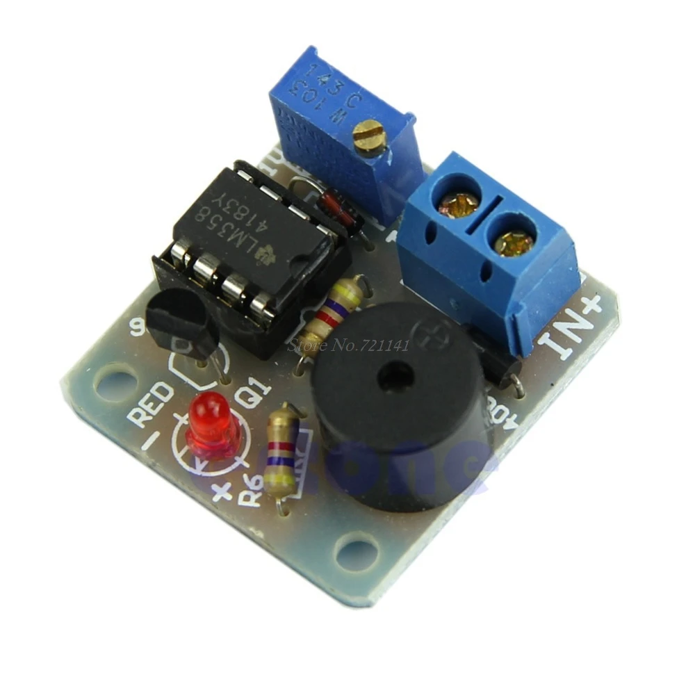 

Accumulator Sound Light Alarm Buzzer Prevent Over Discharge Controller 12V