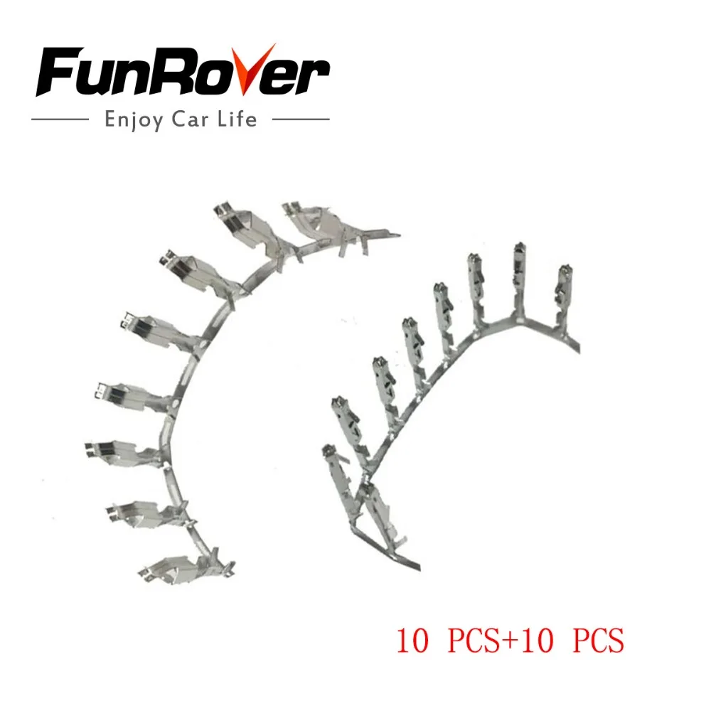 

FUNROVER Crimp pins Repair Wire 000979009E Terminal N 907 647 01 / 000 979 009 Female Modified terminal for vw 10PCS+10PCS