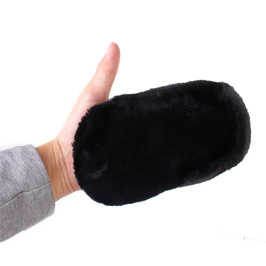 Soft Slipper Shaped Woolen Shoes Polishing Pad Shoes Shining Polisher