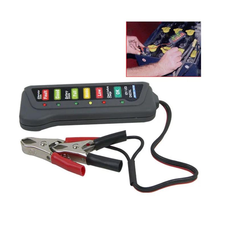 font b Battery b font font b tester b font auto parts 12V LED font