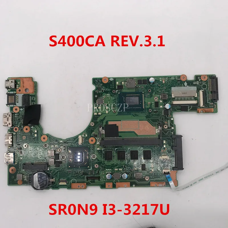 Для S400CA REV.3.1 материнская плата с SR0N9 I3-3217U процессор работает хорошо
