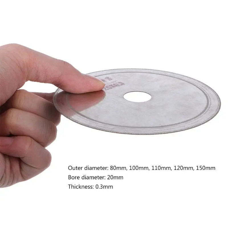 

Ultra-thin Diamond Saw Blade Slant Teeth Cutting Tools For Stone Agate Jade 77UC