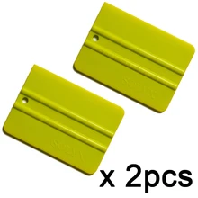 2 шт. пластиковый скребок снега для машины Авто оконный Оттенок пленка Ракель очиститель воды передний и задний лобовое стекло руки снежные лопатки обертывание инструменты 2A38