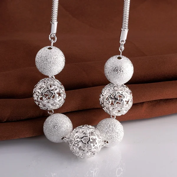 Винтажная Мода классический серебристый цвет свадебное ожерелье прямая с фабрики Высокое качество дикие ювелирные изделия элегантные женские N680
