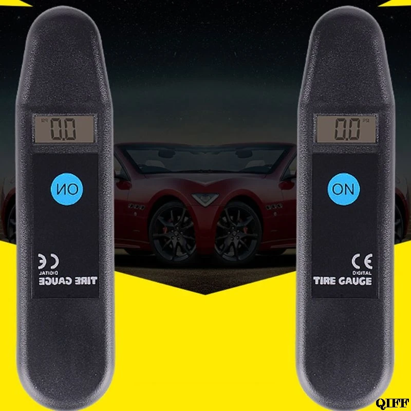Auto LCD Digital Tire Pressure Gauge 100 PSI Air Release Inflator Tire Tread