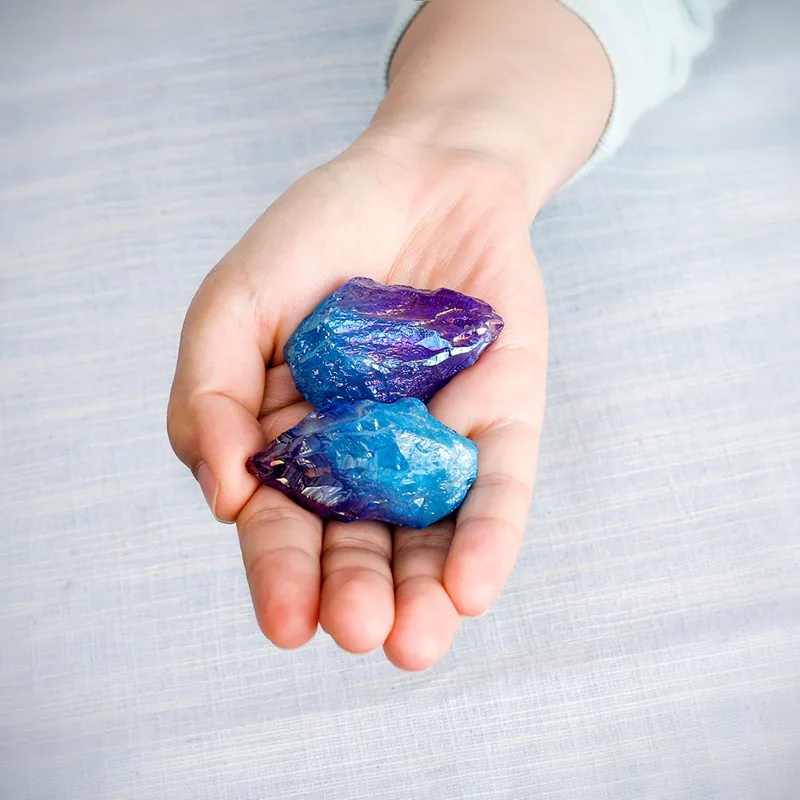 

1Pcs Crystals Natural Stone And Minerals Gemstones 100% Colorful Quartz For Collection DIY Jewelry Material Best Gift