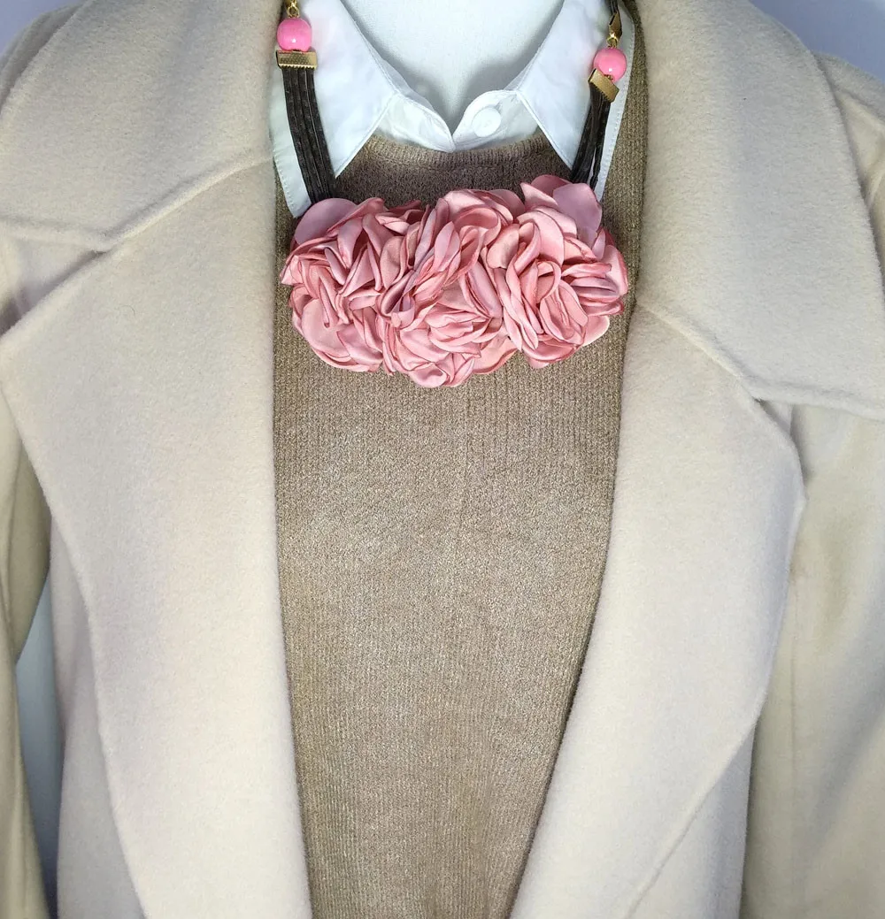 Европейская и Европейская мода ткань цветы и женские короткие ожерелья FY18120602
