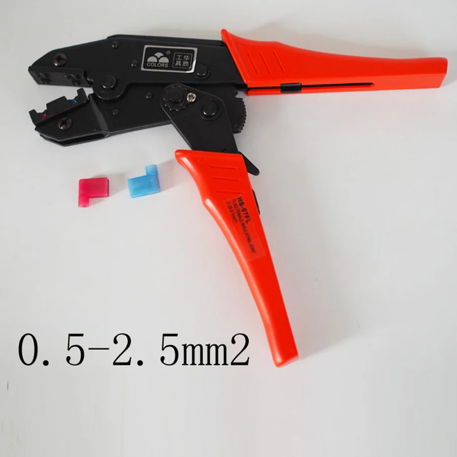 

Flag F Ear Type Female Receptacles Insulated Terminals Crimper 1.5-2.5mm2